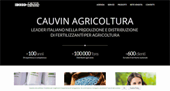 Desktop Screenshot of cauvinagricoltura.it